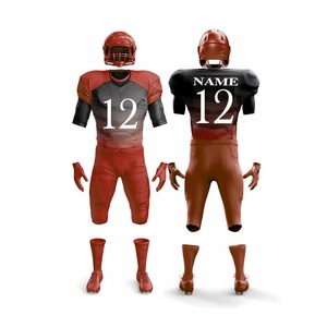 Uniformes de Fútbol Americano Personalizados con Logotipo, de la Mejor Calidad, Servicio OEM, Transpirables, 100% Poliéster, Unisex para Adultos, para Ropa Deportiva - Product Image 5