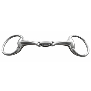 Horse Snaffle Stainless Steel Training Mouth Bit Western Copper <b>Roller</b> <b>Jointed</b> Mouth Curb Hight Quality - Product Image 3