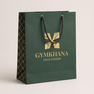 Trending Custom Durable White Paper Carry <b>Bags</b> with Gold Foil Logo and Rope Handles for Premium Retail <b>Gift</b> Boutique Packaging - Product Image 4