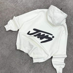 Ensemble de survêtement streetwear surdimensionné pour homme avec masque intégré, en molleton épais, vente en gros, marque de vêtements à marque privée - Product Image 5