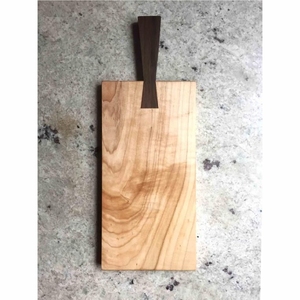 Planche à découper en bois naturel épaisse en gros, personnalisable avec logo, plateau de service pour ustensiles de cuisine - Product Image 3