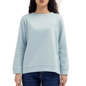 Sweat-shirt à capuche oversize tendance pour femme, col rond, 100% coton, haute qualité, hiver, respirant, séchage rapide - Product Image 1