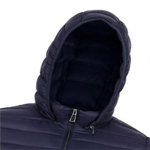 Chaqueta Acolchada de Primavera Unisex Personalizada al por Mayor, de Alta Calidad, con Capucha, Impermeable, Ecológica, con Bordado Frontal - Product Image 6