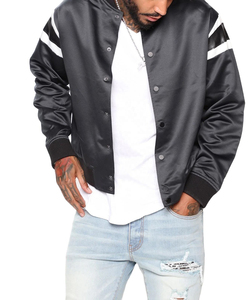 Women Customized Street Wear Breathable Bomber <b>Jacket</b> Wholesale <b>Long</b> Sleeve Satin Bomber <b>Men's</b> <b>Jackets</b> - Product Image 3