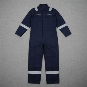Hi Vis Protective <b>Overall</b> with Reflective Stripes for Outdoor Industrial and Safety Work - Product Image 4