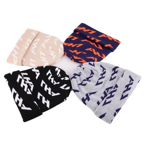 Hot Sale Cheap Beanie Cap Design Your Own Custom 100% Acrylic Sport Beanie Cap Wholesale Knitted Urban <b>Men</b> <b>Winter</b> <b>Hats</b> - Product Image 3
