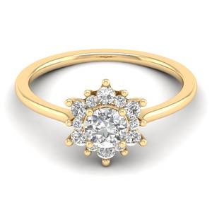 Bagues de fiançailles REYES Original Design en argent sterling 925 et moissanite pour femmes, bijoux de mariage de haute qualité en or 14K et 18K - Product Image 6