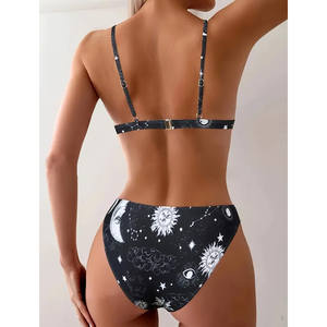 Conjunto de Bikini Sublimado para Mujer, Venta Caliente, Nuevo Diseño, Tallas para Adultos, Transpirable, Hecho a Medida - Product Image 4