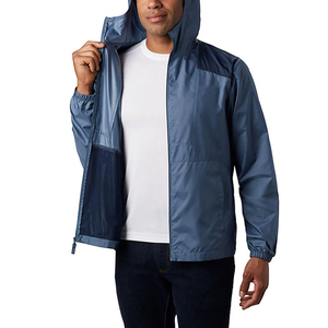 ODM Sportswear Manufacturing Private Label Outdoor Windbreaker <b>Jacket</b> Reversible Stand Collar Zipper Closure <b>Thin</b> <b>Waterproof</b> - Product Image 5