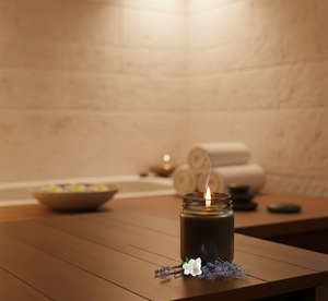 Modern Elegant Scented Soy Wax Transparent Jar for Wedding Centerpieces Diwali Christmas New Year Ramadan Formal Dinner Events - Product Image 3