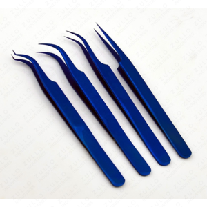 Professional Russian Volume Eyelash Tweezers Custom Logo Stainless Steel Diamond Grip Fiber Lash Extension <b>Tools</b> - Product Image 2