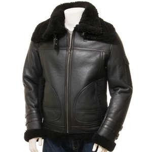 Chaquetas de Piel de Oveja Auténtica de Última Moda, Chaqueta de Piel Clásica Personalizada en Color Marrón, Ropa Exterior de Cuero - Product Image 1