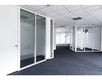 Chambre insonorisée transparente murale de style moderne Prix Fabrication de meubles Cloison de bureau