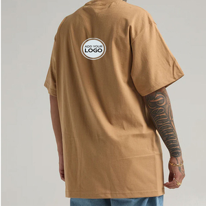 T-shirt Homme Coupe Droite Personnalisé en Gros 100% Coton Été Décontracté Manches Courtes Logo Personnalisé OEM Écologique - Product Image 1