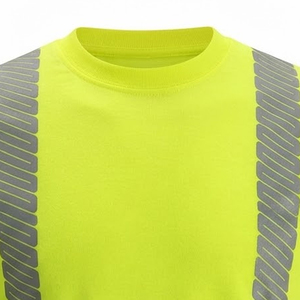 Camisas de trabajo de manga larga de alta visibilidad altamente recomendadas, reflectantes, transpirables y ligeras. - Product Image 3