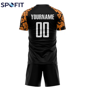 Conjunto de Uniforme de Fútbol Personalizado, Transpirable, de Secado Rápido, Jersey y Pantalones Cortos Sublimados, Kit de Equipo, Uniforme de Fútbol Personalizado Más Vendido - Product Image 3