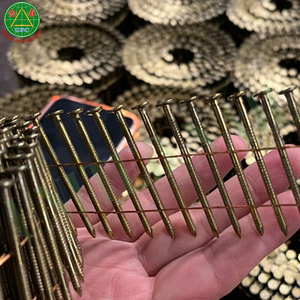 1-3/4 Inch Steel Coil Nails Smooth/<b>Screw</b>/Ring/Spiral Shank Types Factory Price Direct Vietnam for Pallet | clavo en rollo - Product Image 4