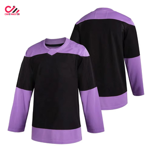 Wholesale Blank Oversized <b>Ice</b> Hockey Jersey Custom Logo Number Multiple Hockey Equipment <b>Ice</b> Suit Long Sleeve Hockey Jersey - Product Image 3