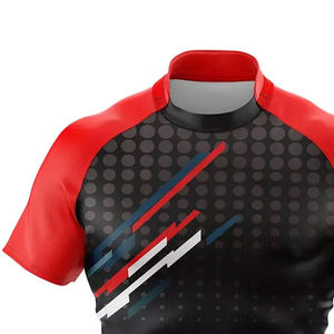 Camiseta de Rugby de Alto Rendimiento, Tela Antidesgarro, Uniformes de Equipo Personalizados por Sublimación, Tecnología Antidesgarro, Equipamiento Profesional - Product Image 2