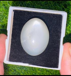 Piedra preciosa suelta ovalada de piedra lunar blanca natural para hacer joyas, anillos, colgantes, alta calidad - Product Image 2
