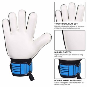 Gants de gardien de but de football en PU, antidérapants, respirants, avec sangle de poignet réglable, boucle auto-agrippante, unisexe - Product Image 4
