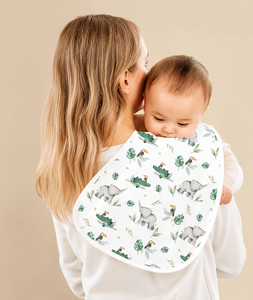 Paño de Algodón 100% para Bebés, Toalla de Alimentación Suave y Absorbente, Babero Lavable para Bebés, Accesorio para el Cuidado del Recién Nacido - Product Image 2