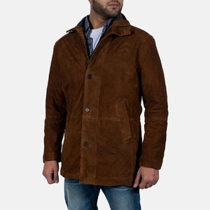 Easy Fitted Men <b>Suede</b> <b>Bomber</b> <b>Jacket</b> Ideal Blend Of Comfort And Fashion Best Men <b>Suede</b> <b>Jacket</b> Wil Wool Inner - Product Image 2