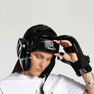 Protectores de Cabeza para Taekwondo de Cuero Vacuno, Transpirables, Ecológicos, Unisex, Ajuste Cómodo para Entrenamiento y Práctica - Product Image 3