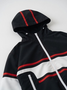 Unique Style Hooded Casual Men's Windbreaker <b>Tracksuit</b> Solid Reversible Breathable Comfortable Sports Wear High 100% Cotton - Product Image 5