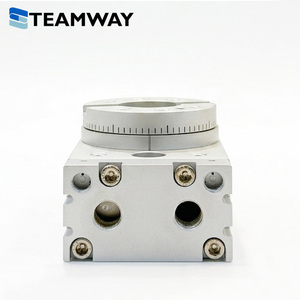Actionneur rotatif série TEAMWAY RTB RTB-50-SD2-A2, type crémaillère, cylindre rotatif, table pivotante pneumatique - Product Image 4