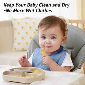 Bavoir pour bébé en bambou 95% et élasthanne 5%, confortable et respirant - Product Image 4