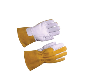 Gants de soudeur TIG/MIG en cuir de vachette couleur personnalisée, résistants au feu, durables, certifiés EN407, respirants/confortables, anti-choc - Product Image 6