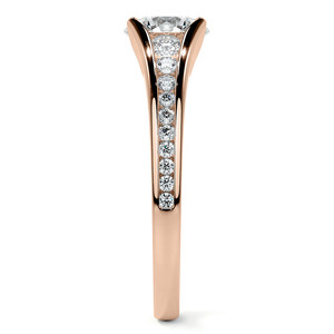 Anillo de Compromiso de Lujo con Diamante Cultivado en Laboratorio, Diseño Catedral, 18k/20k, Certificado IGI, para Mujer, Aniversario, Boda, Fiesta - Product Image 6
