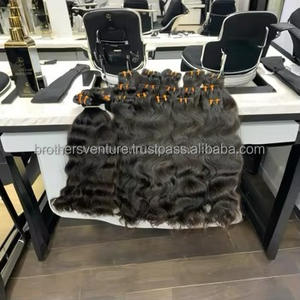 Directement de l'Inde Vague Naturelle Non Transformée Pas Cher Remy Extensions de Cheveux Humains Vierges Bundles de Cheveux Indiens Bruts de Haute Qualité - Product Image 3