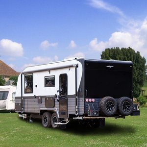 22ft Off Road RV Caravan Camper Travel Trailer Mobile Home with <b>Kitchen</b> Bathroom Sleeping Space Adventure Touring Use - Product Image 1