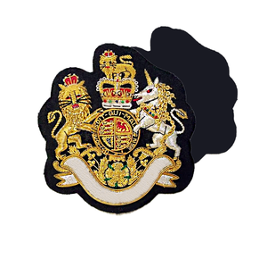 Handmade Golden Customized Embroidery Badges-Eco-Friendly Nickel-Free Luxury Custom Design - Product Image 3