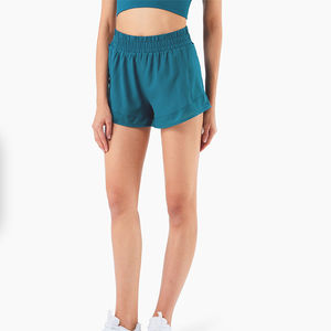 กางเกงขาสั้นออกกำลังกายสำหรับผู้หญิงขายส่ง ยืดได้สี่ทิศทาง เหมาะสำหรับฟิตเนส โยคะ ออกกำลังกาย กีฬา กระชับสะโพก ทรงสปอร์ตไบค์เกอร์ - Product Image 6