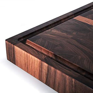 Planche à découper en bois de noyer massif, style rustique, pour cuisine, vente en gros - Product Image 3