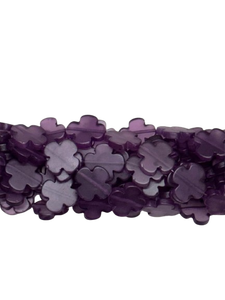 Perles en résine trèfle à quatre feuilles porte-bonheur 25 mm |   Perles de trèfle arc-en-ciel, lot de 27 couleurs - Product Image 2