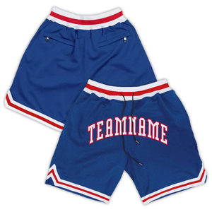 Shorts de basket-ball classiques pour hommes, noirs, avec logo brodé personnalisé, double couche de maille, vêtements de sport respirants pour l'été - Product Image 1