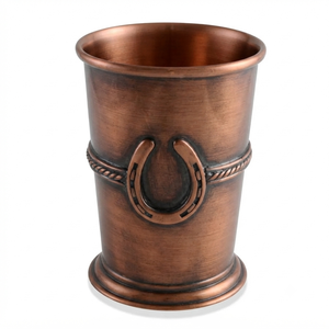 Taza de Cobre Antigua de la Mejor Calidad con Diseño de Relieve de Zorro, Estilo Vintage, Vajilla Metálica, Regalo, Artículos de Bar, Vasos para Cócteles - Product Image 5
