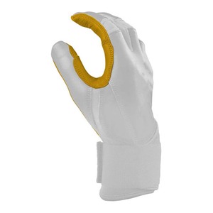 Gants de frappe ELIXE SPORTS en Spandex/Nylon blancs, fermeture auto-agrippante, paume rembourrée, durables, respirants, haute qualité, unisexe adulte - Product Image 2