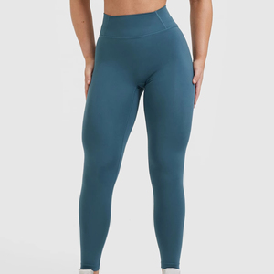 Leggings de yoga pour femmes, haute qualité, OEM, sur mesure, extensibles, respirants, pour l'entraînement et le fitness, vente en gros - Product Image 3