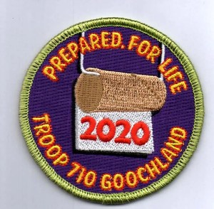 Parche Bordado Personalizado Troop 710 Goochland 2020, Insignia Termoadhesiva Preparada para la Vida - Product Image 2