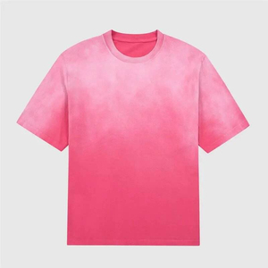 T-shirt à manches courtes pour homme, vert olive, col rond, coupe classique, décontracté, couleur unie, jersey en coton tricoté - Product Image 2