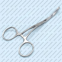 Pince DeBakey en gros, à anneau courbé en S, pour occlusion vasculaire, réutilisable, instruments chirurgicaux cardiovasculaires CE