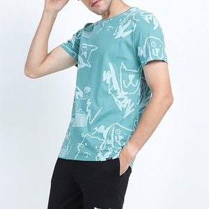 T-shirt uni pour homme de haute qualité, sublimation, 100% polyester, tricoté, manches longues, respirant, séchage rapide, vêtements d'été, best-seller - Product Image 1