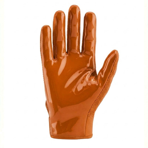 Guantes de Fútbol Americano con Pedrería, Estilo Nuevo, Color Naranja, Guantes Deportivos de Alta Calidad con Pedrería para Hombre - Product Image 2