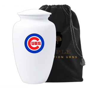 Urna Funeraria para Fanáticos del Deporte, Urna Conmemorativa Inspirada en el Béisbol para Cenizas, Tamaño Adulto - Product Image 1