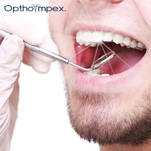 Miroir buccal dentaire manuel de haute qualité, outil de diagnostic oral, poignée en acier inoxydable, prise en main ergonomique, surface de visualisation claire - Product Image 6
